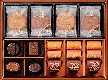 御祝.お返し,引出物,記念品は:チョコレート&クッキー アソートメント（チョコレート13粒入/クッキー8枚入） 208038