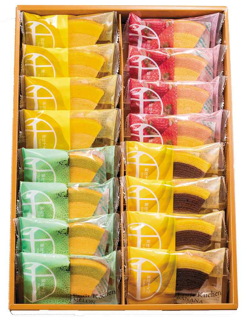 御祝.お返し,引出物,記念品は:銀座フルーツクーヘン 16個 PGS-164