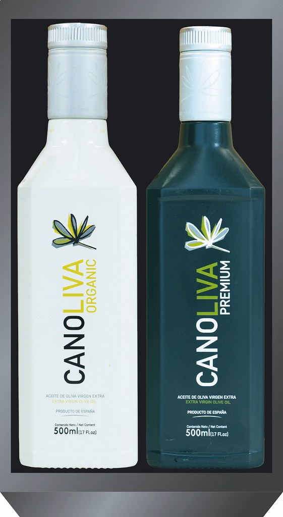 御祝.お返し,引出物,記念品は:CANOLIVA　500mlオリーブオイル2本セット（ORGANIC・PREMIUM) EVOO-10000