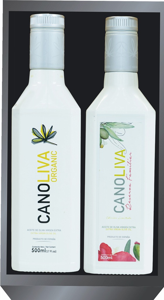 御祝.お返し,引出物,記念品は:CANOLIVA　500mlオリーブオイル2本セット（ORGANIC・FAMILIAR) EVOO-10001