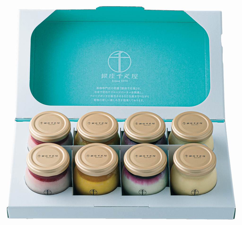 御祝.お返し,引出物,記念品は:銀座プリン詰合せ8個 PGS-316