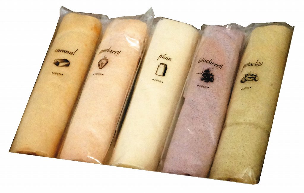 御祝.お返し,引出物,記念品は:5種のふわふわスティックロールケーキ 440329