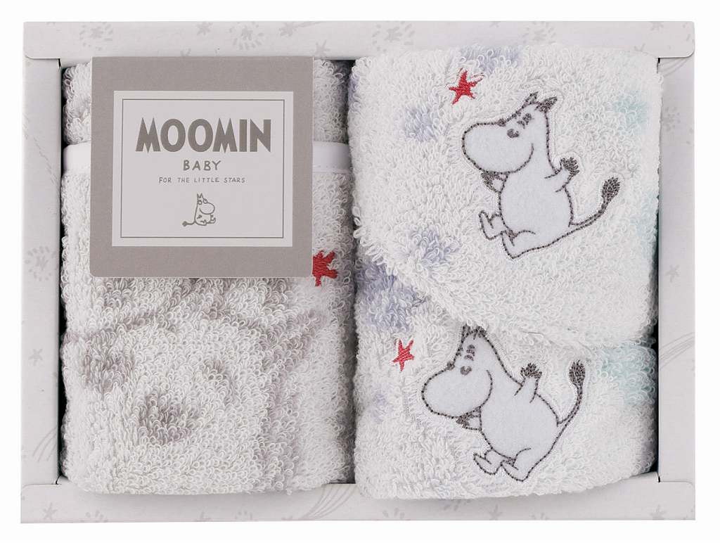 御祝.お返し,引出物,記念品は:ムーミン　スターギフト スタイ・ミニタオルセット 47-7059030