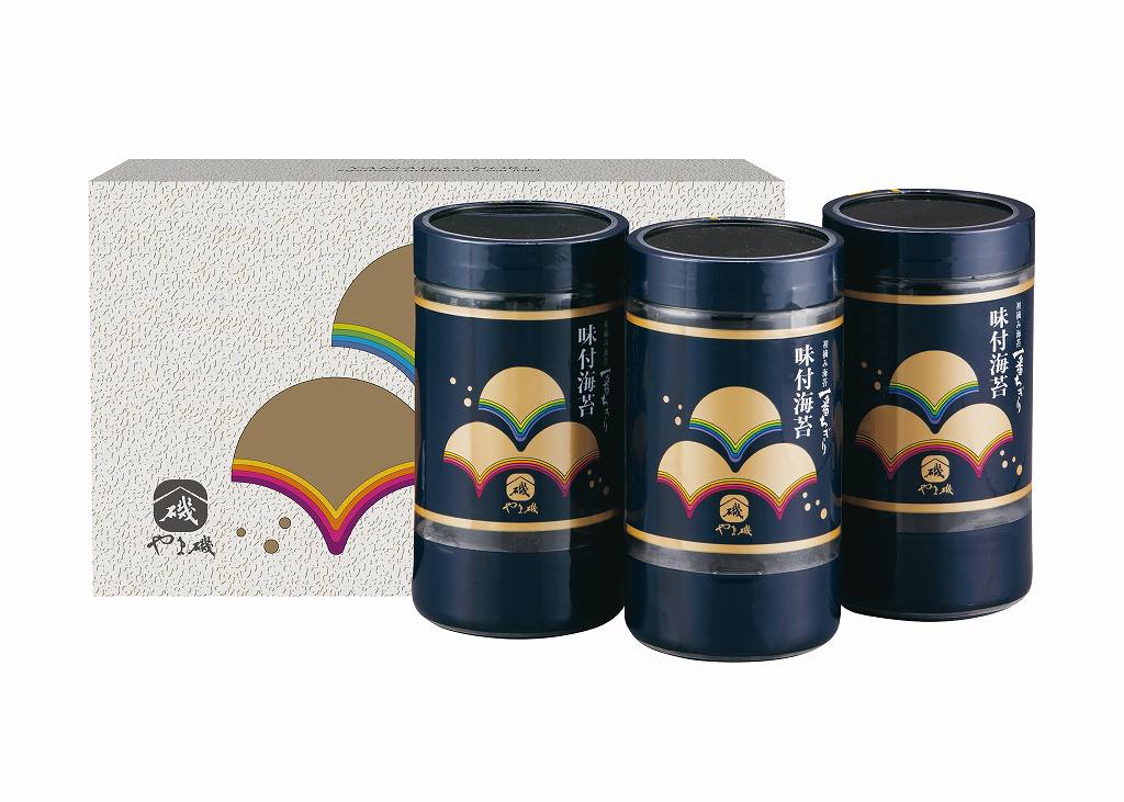 御祝.お返し,引出物,記念品は:初摘み味付海苔詰合せ YA3本詰