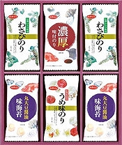 御祝.お返し,引出物,記念品は:白子のり　味のリバラエティ詰合せギフト MR-250