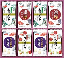 御祝.お返し,引出物,記念品は:白子のり　味のリバラエティ詰合せギフト MR-300