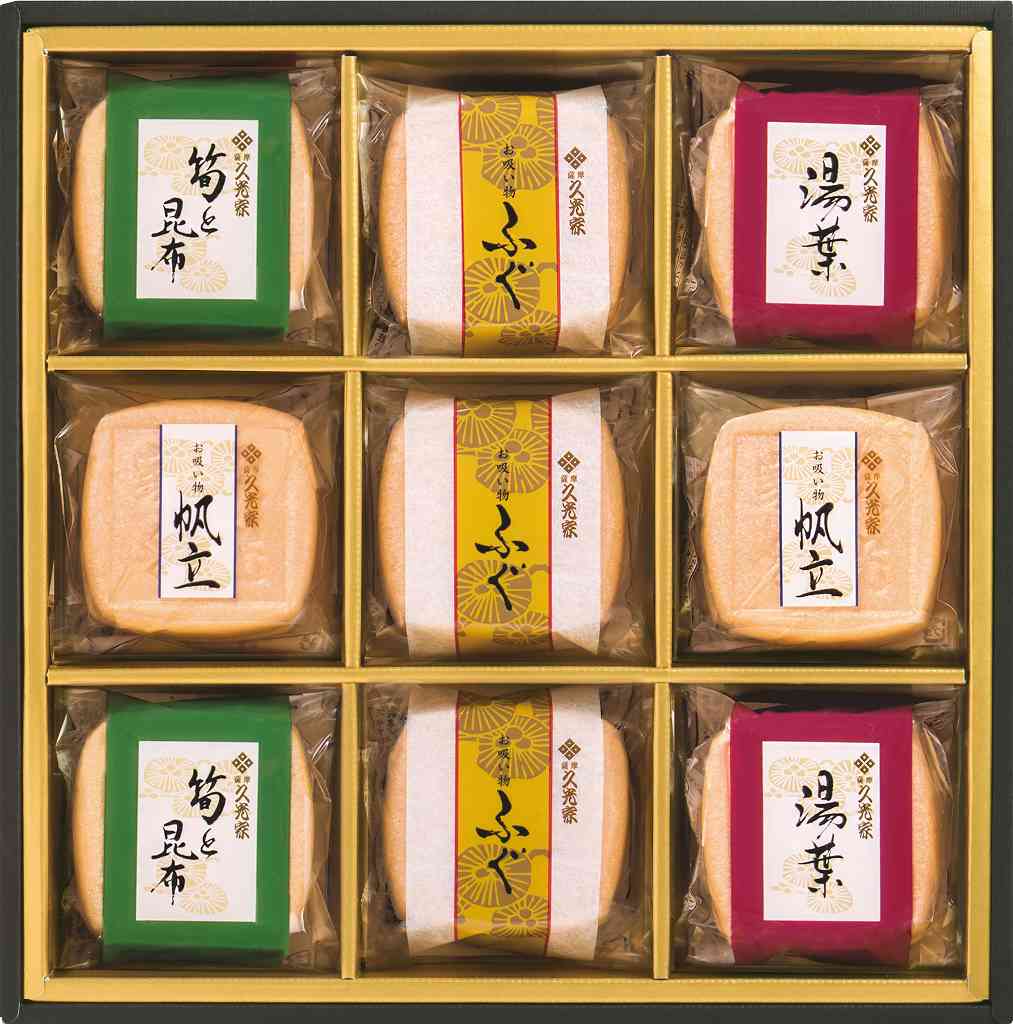 御祝.お返し,引出物,記念品は:久光家　お吸物詰合せ HF-30