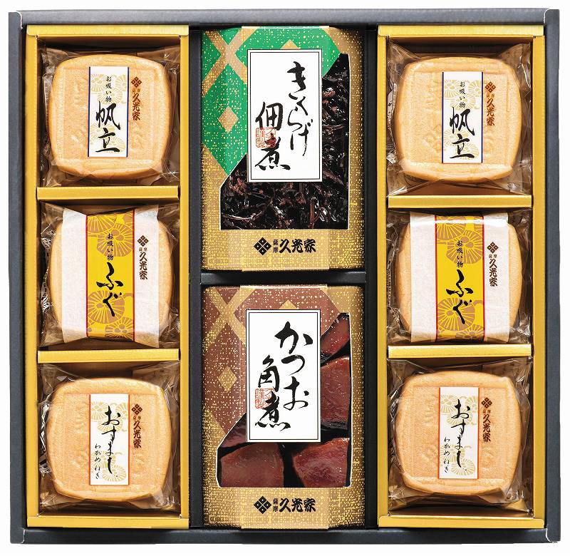 御祝.お返し,引出物,記念品は:久光家　お吸物・佃煮詰合せ HFT-30