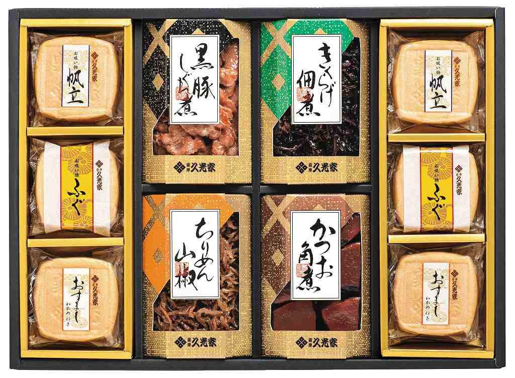 御祝.お返し,引出物,記念品は:久光家　お吸物・佃煮詰合せ HFT-50