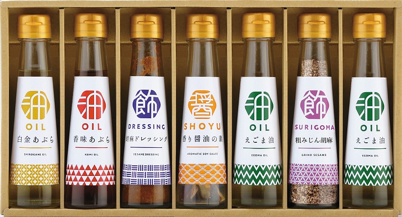 御祝.お返し,引出物,記念品は:オクルヤ　調味料詰合せ　食卓の彩り SC-8B