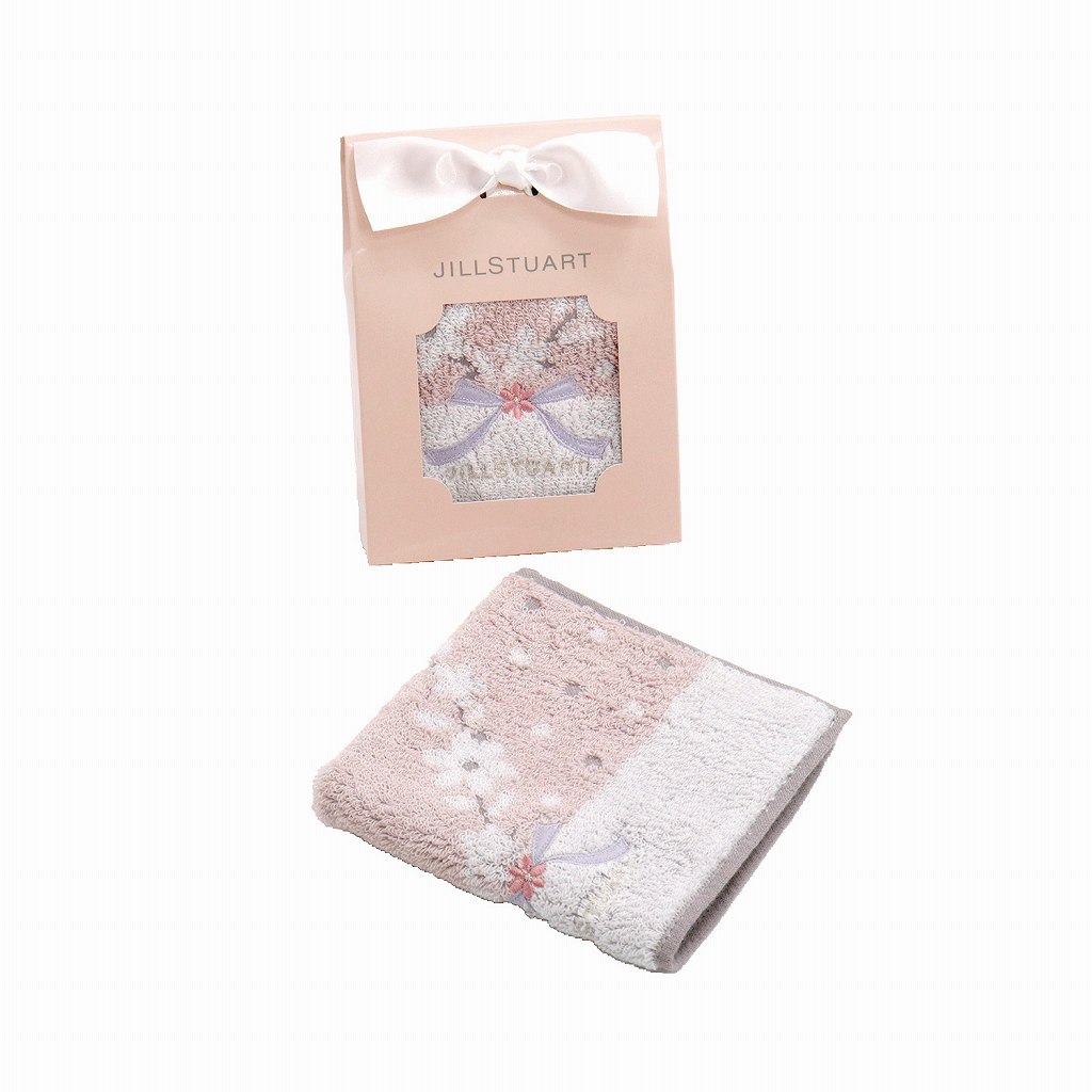 御祝.お返し,引出物,記念品は:ジルスチュアート クオーレタオルハンカチ(ピンク) 58-3239090