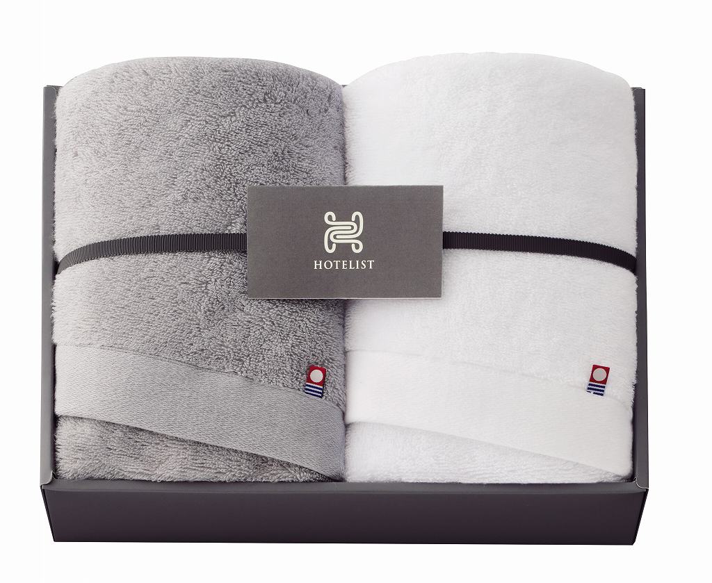 御祝.お返し,引出物,記念品は:今治　HOTELIST　フェイスタオル2P H-11450