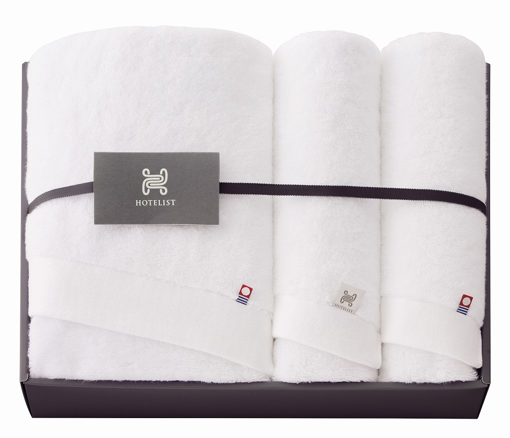御祝.お返し,引出物,記念品は:今治　HOTELIST　タオルセット H-11975