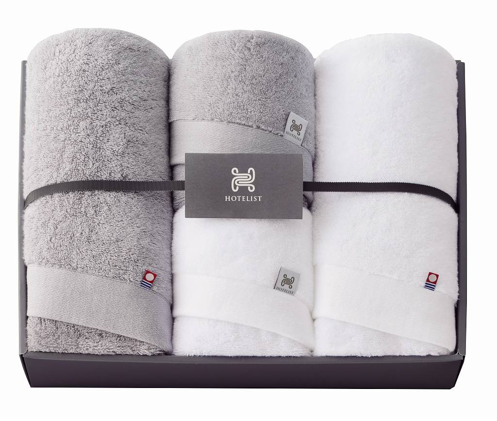 御祝.お返し,引出物,記念品は:今治　HOTELIST　タオルセット H-11147