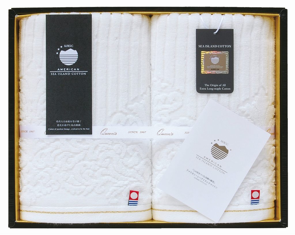 御祝.お返し,引出物,記念品は:今治アメリカンシーアイランドコットン(海島綿）タオルセット TSI5002904