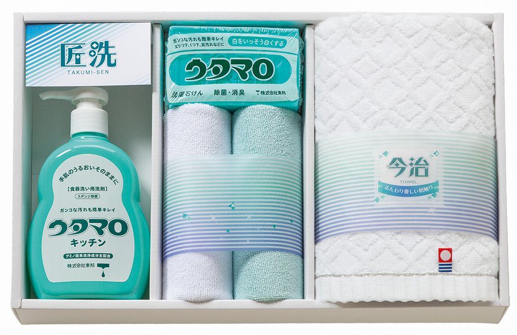 御祝.お返し,引出物,記念品は:ウタマロ　石鹸・キッチン洗剤ギフト UTA-205A