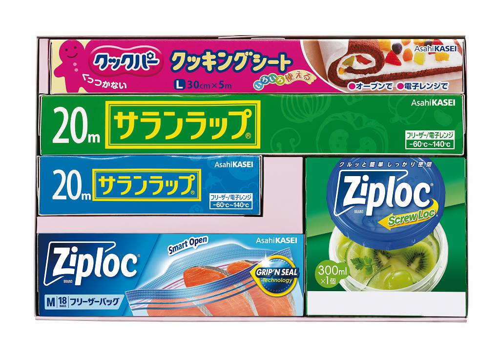 御祝.お返し,引出物,記念品は:SVG１５C　サランラップバラエティギフト SVG15C