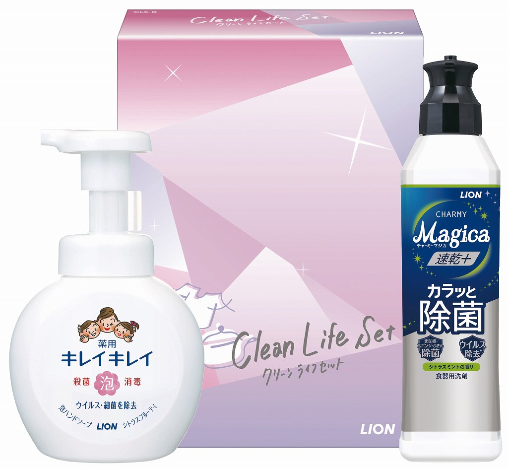 御祝.お返し,引出物,記念品は:LIONクリーンライフセツトCLS-B　 CLS-B