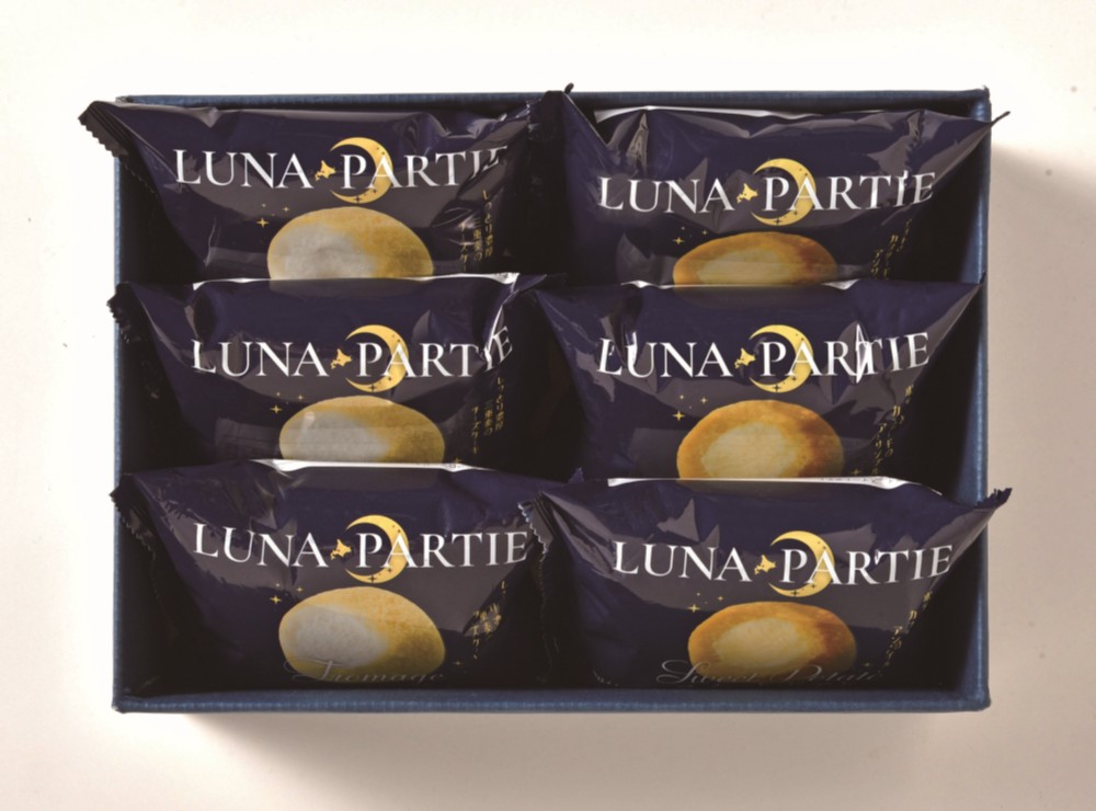 御祝.お返し,引出物,記念品は:北海道直送特別企画 わらく堂 ルナパルティ2種6個セット