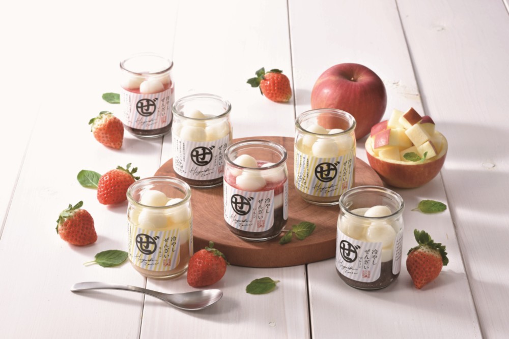 御祝.お返し,引出物,記念品は:北海道直送特別企画 末廣軒×なないろキッチン 北海道冷やしぜんざい3種6本セット