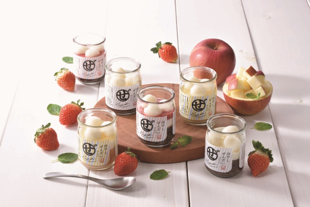 御祝.お返し,引出物,記念品は:北海道直送特別企画 末廣軒×なないろキッチン 北海道冷やしぜんざい3種6本セット