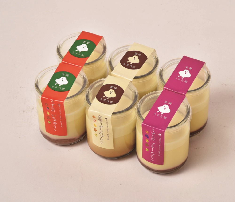 御祝.お返し,引出物,記念品は:北海道直送特別企画 室蘭うずら園 うずらのプリン３種６個セット PPS