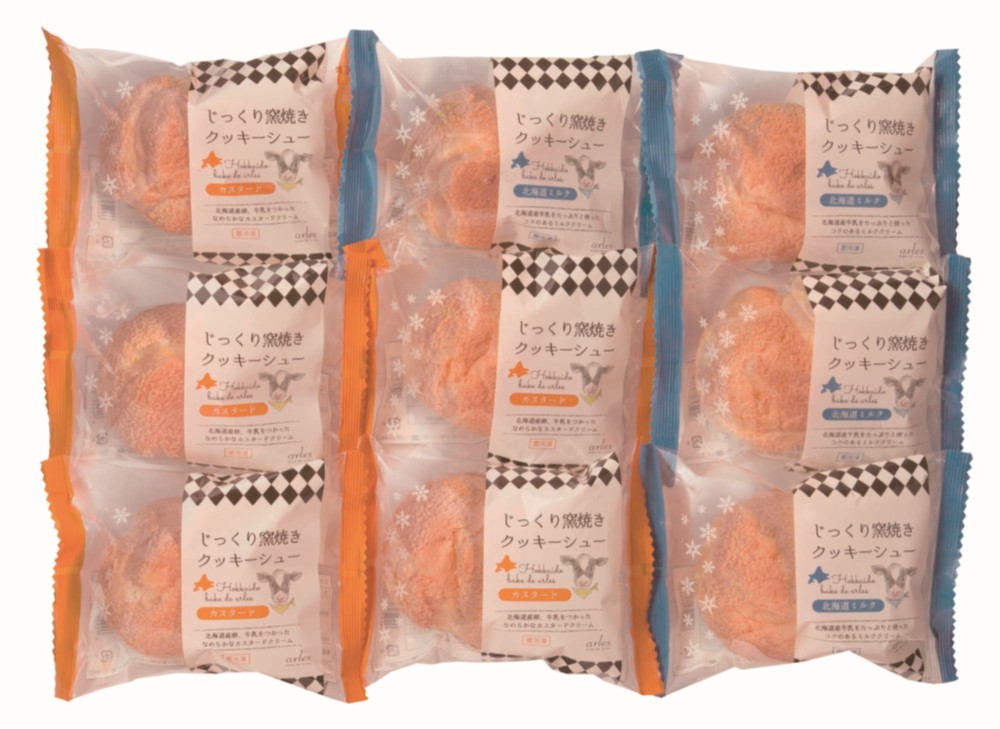 御祝.お返し,引出物,記念品は:北海道直送特別企画 ベイクド・アルル クッキーシューギフト