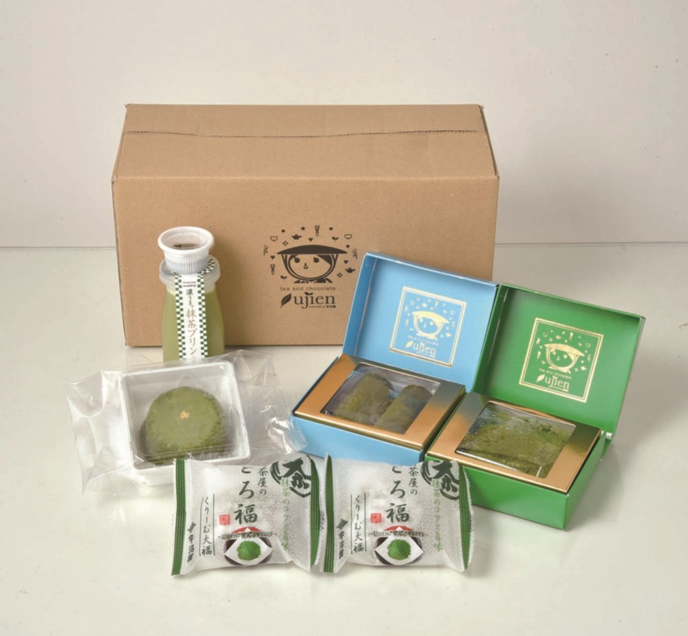 御祝.お返し,引出物,記念品は:北海道直送特別企画 宇治園   濃いうま 抹茶スイーツセット