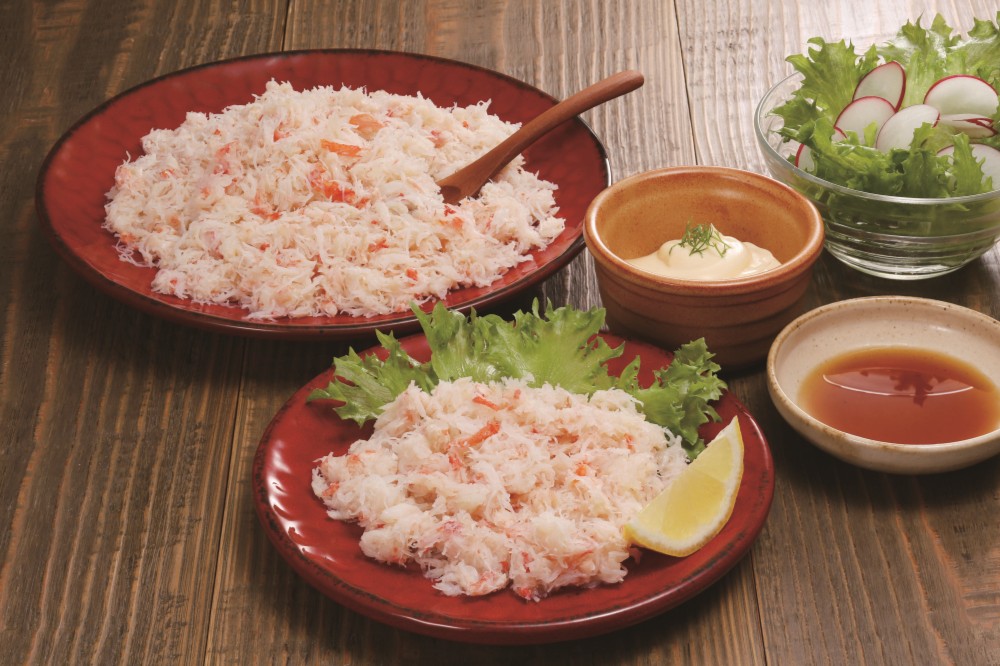 御祝.お返し,引出物,記念品は:北海道直送特別企画 カネコメ田中水産 おおずわいがにほぐし身セット