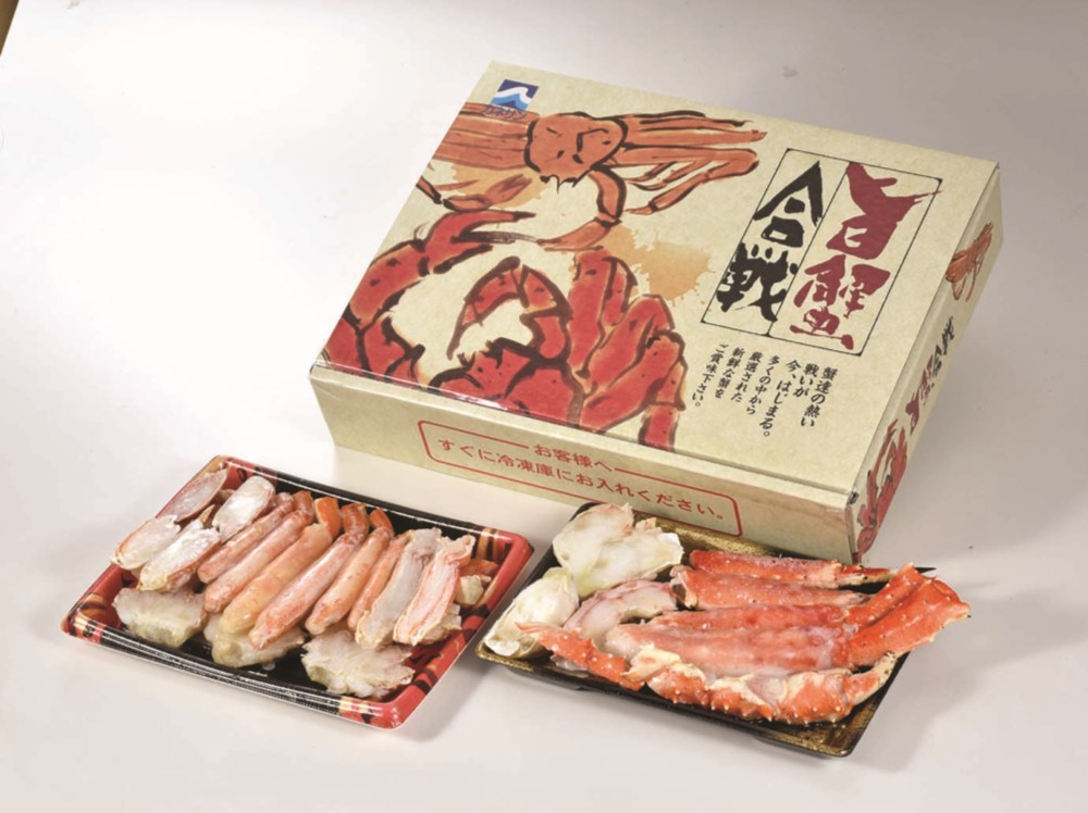 御祝.お返し,引出物,記念品は:北海道直送特別企画 カネサン佐藤水産 旨蟹合戦Ｆ