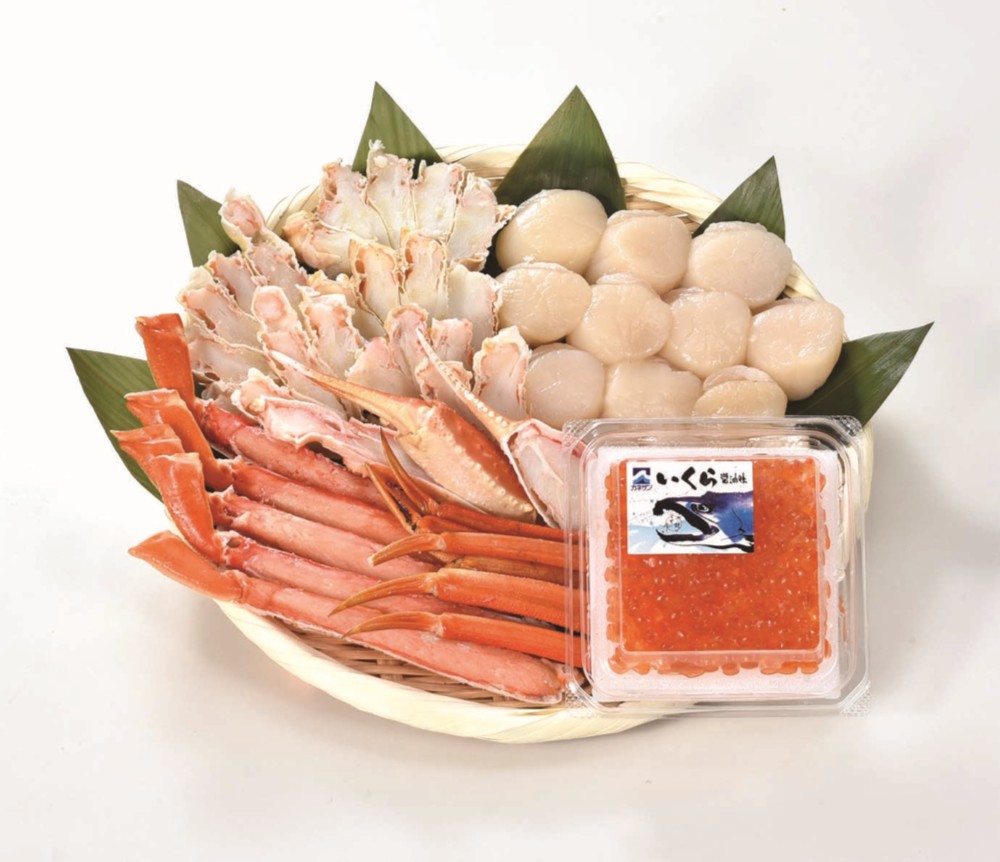 御祝.お返し,引出物,記念品は:北海道直送特別企画 カネサン佐藤水産 海産３種セット