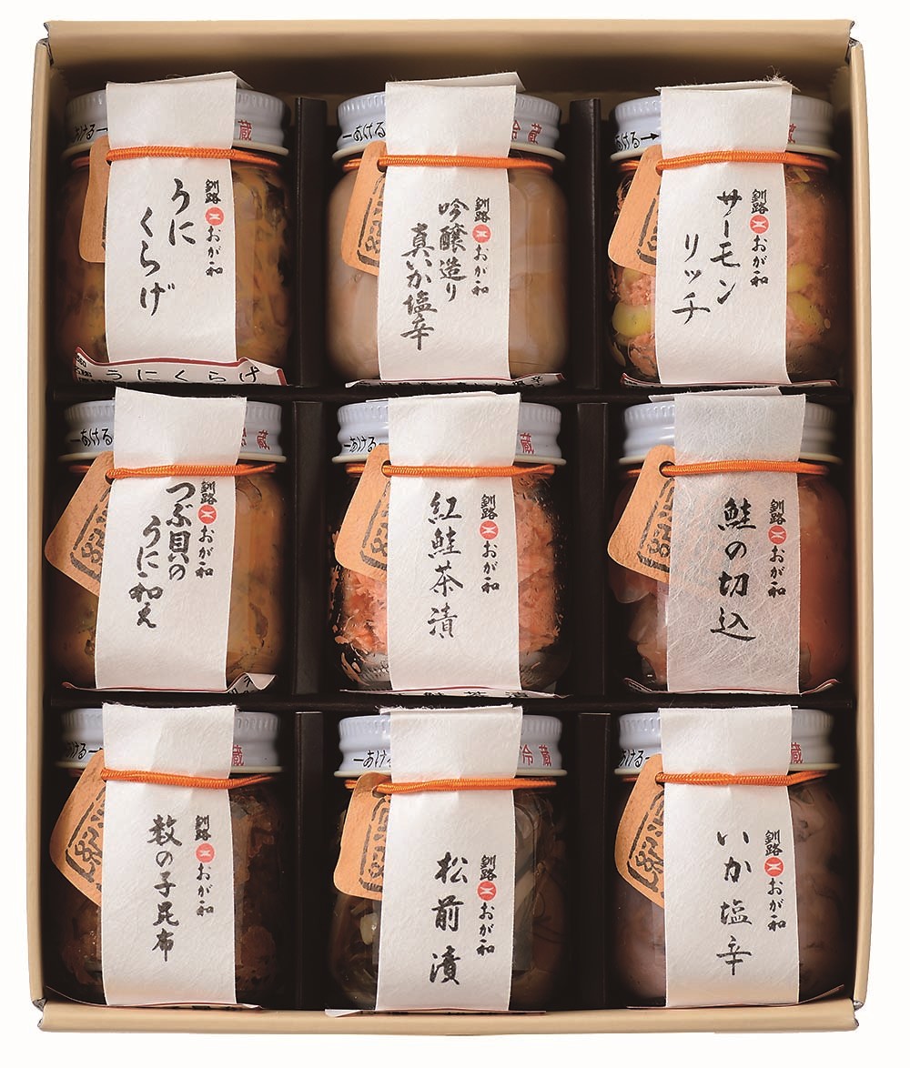 御祝.お返し,引出物,記念品は:北海道直送特別企画 釧路おが和 湿原紀行9つの味