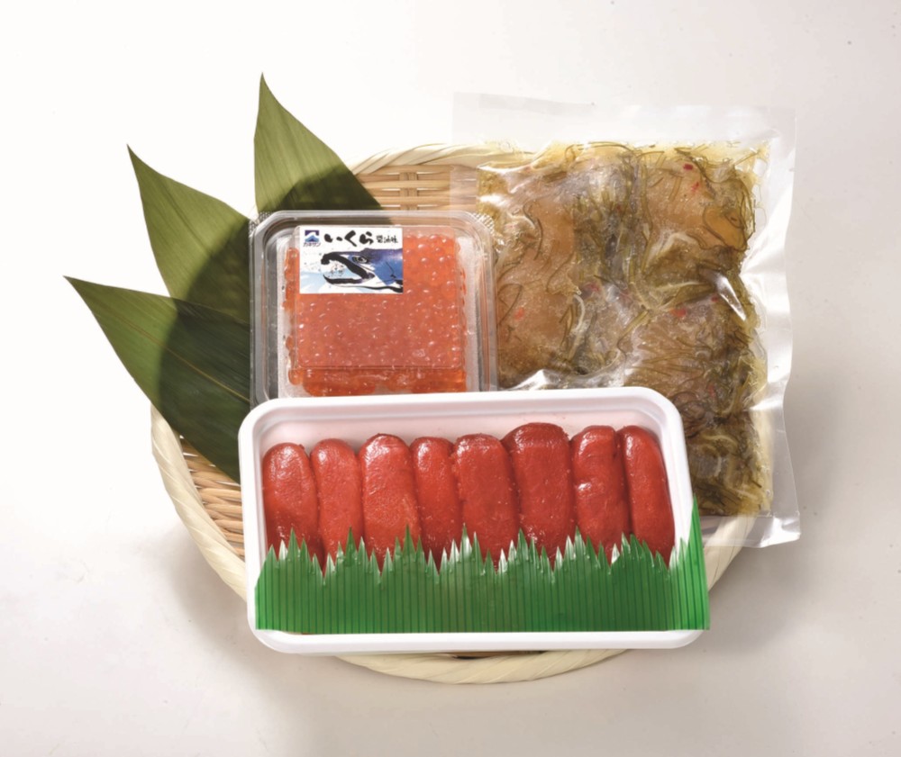 御祝.お返し,引出物,記念品は:北海道直送特別企画 カネサン佐藤水産 魚卵松前漬セット