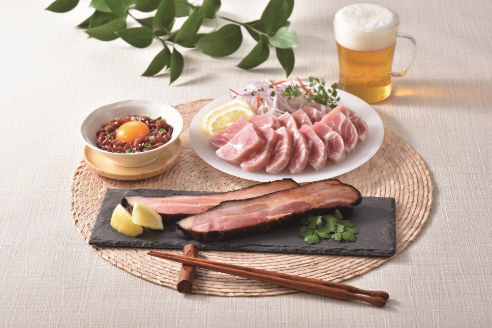 御祝.お返し,引出物,記念品は:北海道直送特別企画 札幌バルナバハム しばれ生ハム・牛生ハムユッケ＆農家のベーコンステーキセット