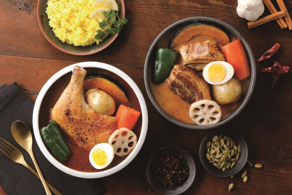 御祝.お返し,引出物,記念品は:北海道直送特別企画 ベル食品×なないろキッチン スープカレーの素 2種4個セット