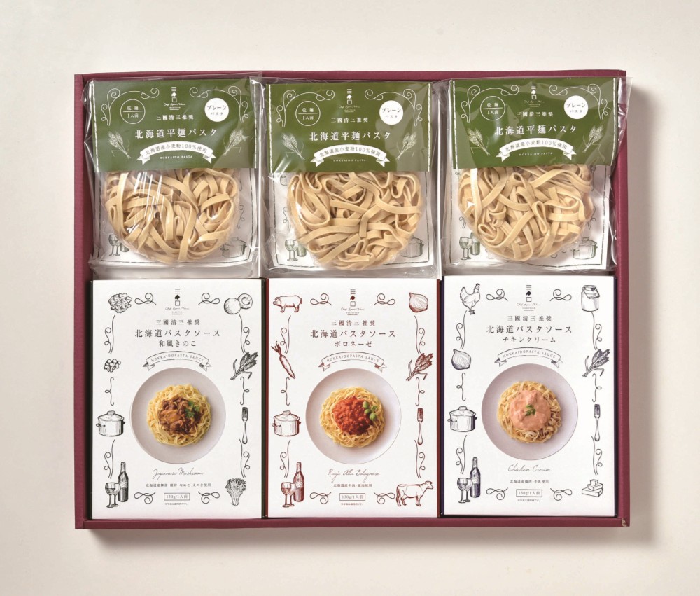御祝.お返し,引出物,記念品は:北海道直送特別企画  三國推奨　北海道パスタギフト MPG-A
