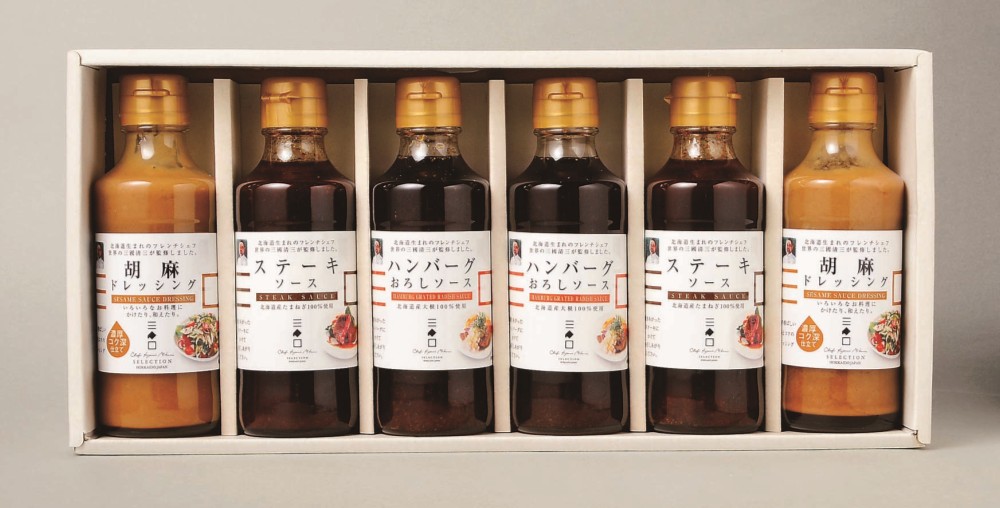 御祝.お返し,引出物,記念品は:北海道直送特別企画  三國監修 調味料セット　 MTS-A