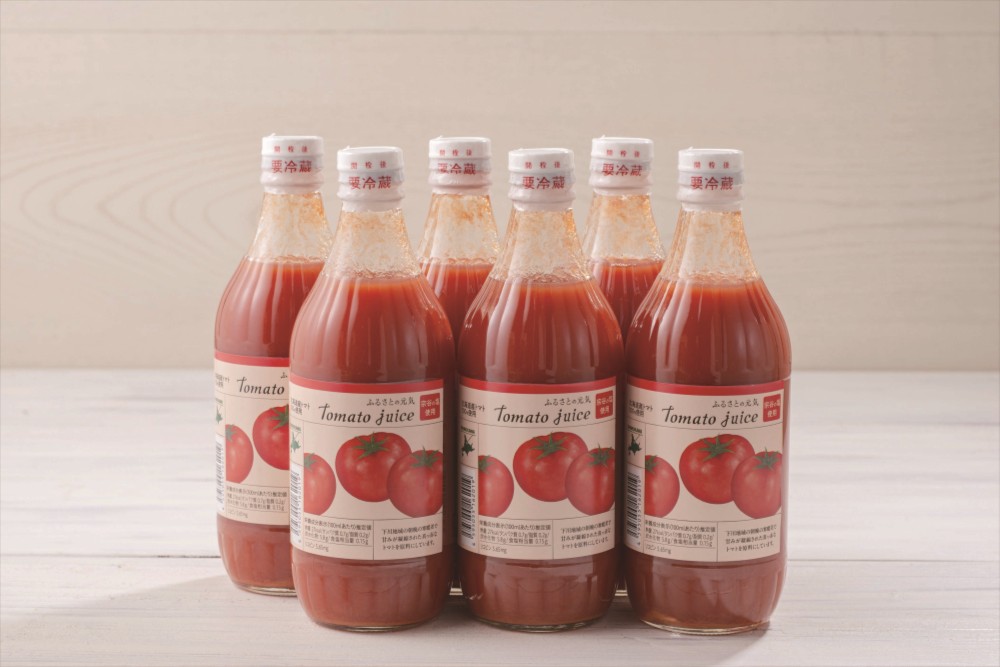 御祝.お返し,引出物,記念品は:北海道直送特別企画 下川事業協同組合 とまとジュース「ふるさとの元気」５００ｍｌ×６本（有塩）