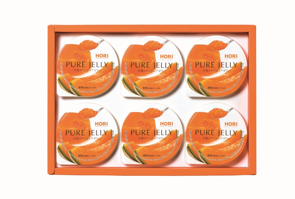 御祝.お返し,引出物,記念品は:北海道直送特別企画 ホリ 夕張メロンピュアゼリー６個入り HYPJ6