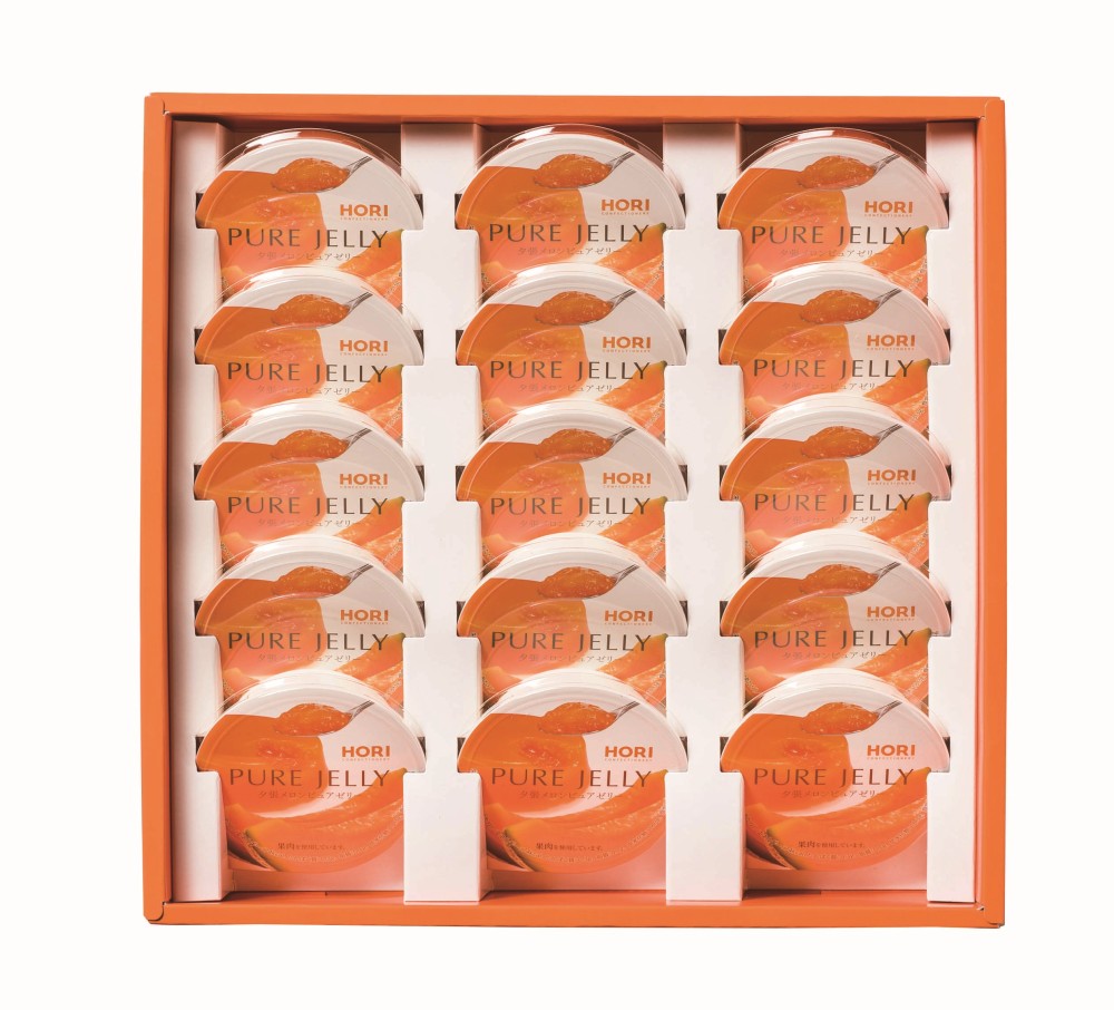 御祝.お返し,引出物,記念品は:北海道直送特別企画 ホリ 夕張メロンピュアゼリー１５個入り HYPJ15