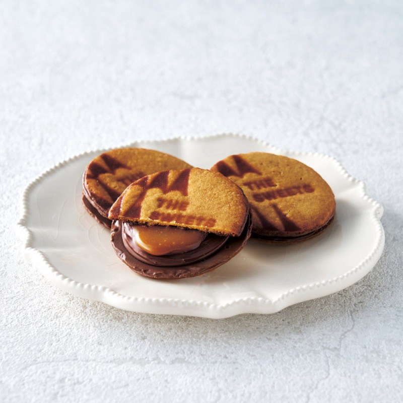 御祝.お返し,引出物,記念品は:【母の日専用】母の日花束とザ・スウィーツ　キャラメルサンドクッキーのセット商品のお届け期間：5.6(水)～5.10(日)。5月6日以降のご注文は「遅れてごめんね」対応となります。