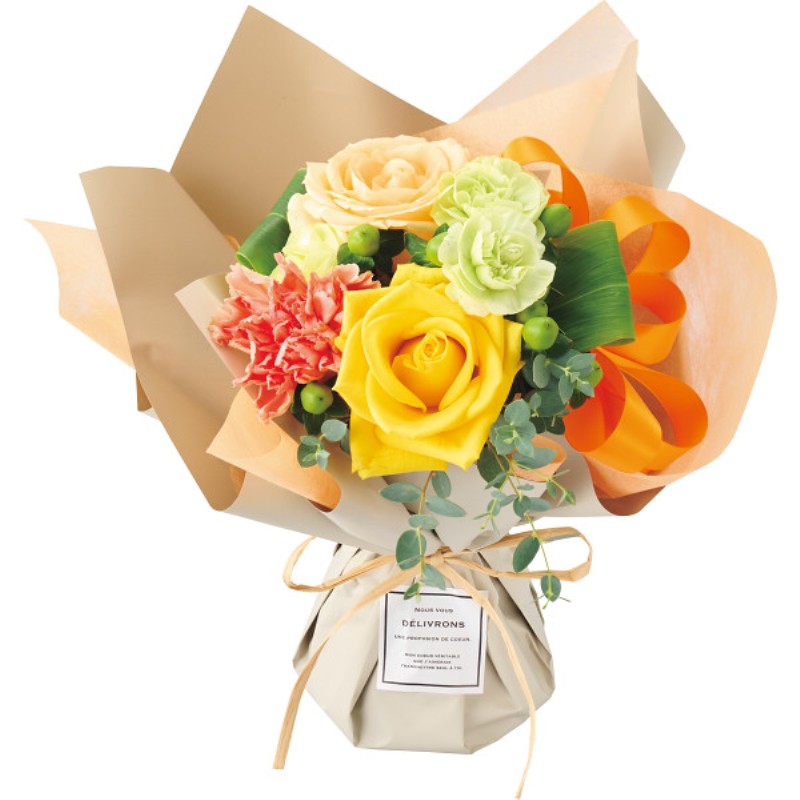 御祝.お返し,引出物,記念品は:【母の日専用】そのまま飾れる　母の日ブーケ イエロー商品のお届け期間：5.6(水)～5.10(日)。5月6日以降のご注文は「遅れてごめんね」対応となります。