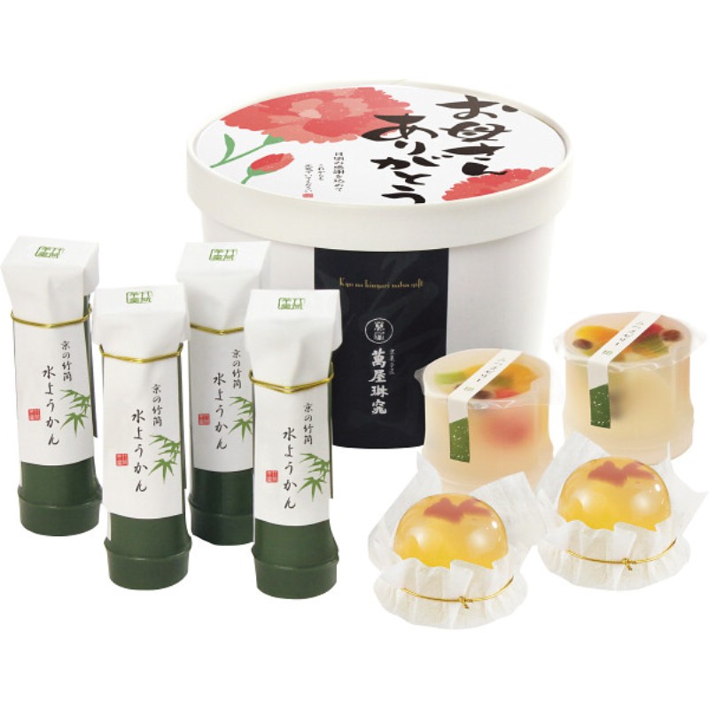 御祝.お返し,引出物,記念品は:【母の日専用】京都　萬屋琳窕　京のひんやりギフト商品のお届け期間：5.6(水)～5.10(日)。4月27日以降のご注文は「遅れてごめんね」対応となります。