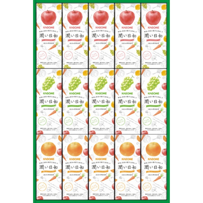 御祝.お返し,引出物,記念品は:【母の日専用】カゴメ　潤い日和（１５本）商品のお届け期間：5.6(水)～5.10(日)。5月6日以降のご注文は「遅れてごめんね」対応となります。