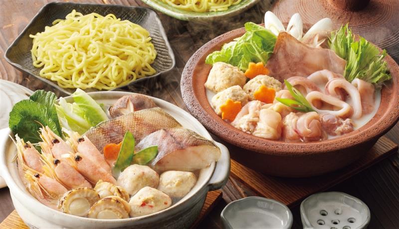 鶏白湯鍋＆海鮮ちゃんこ鍋 食べ比べセット ×1