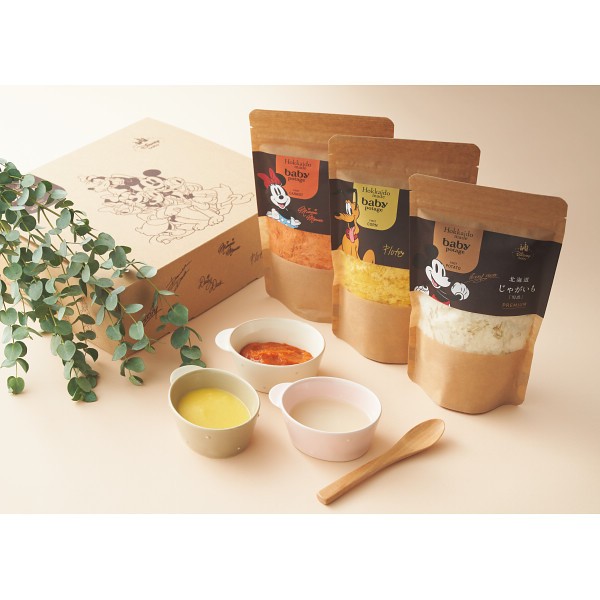 御祝.お返し,引出物,記念品は:Ｄｉｓｎｅｙデザインの北海道産Ｂａｂｙ　Ｐｏｔａｇｅ