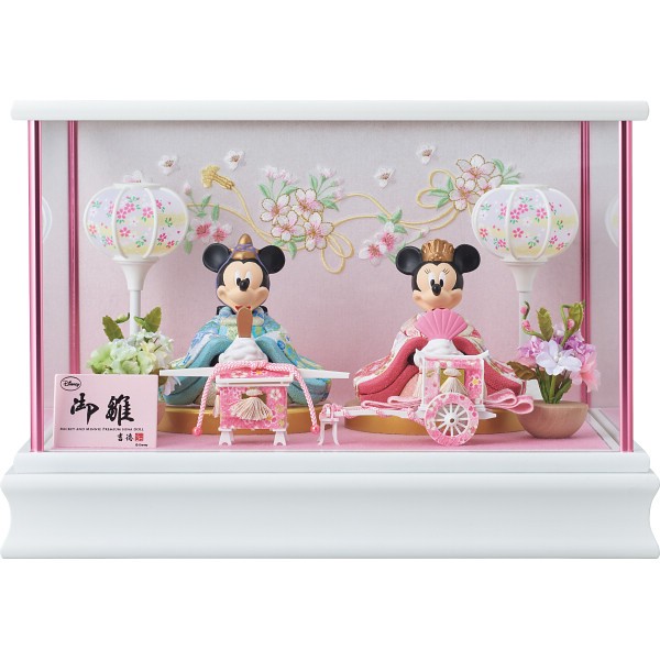 御祝.お返し,引出物,記念品は:ディズニー　親王ケース飾り 331386  