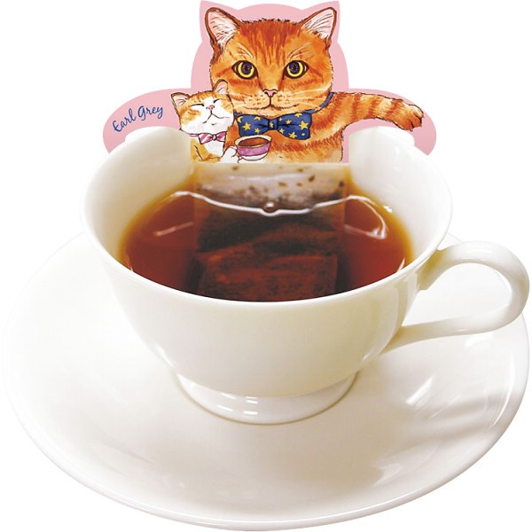 御祝.お返し,引出物,記念品は:フックティー　キャットカフェ（アールグレイ） 23391