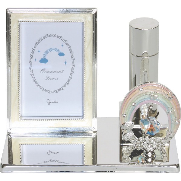 御祝.お返し,引出物,記念品は:お骨入れ付オーナメントフレーム　 レインボー 060176-PMA00106