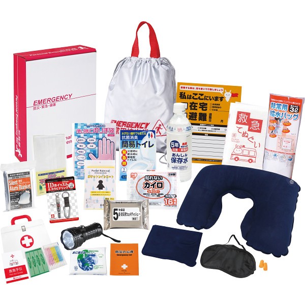 御祝.お返し,引出物,記念品は:能登のために　チャリティー防災２０点セット FNTｰC